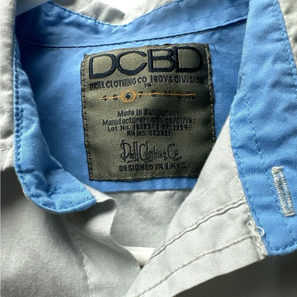 DCBD - Drill Clothing Co. Boys Division - EC - Button Down Dress Shirt